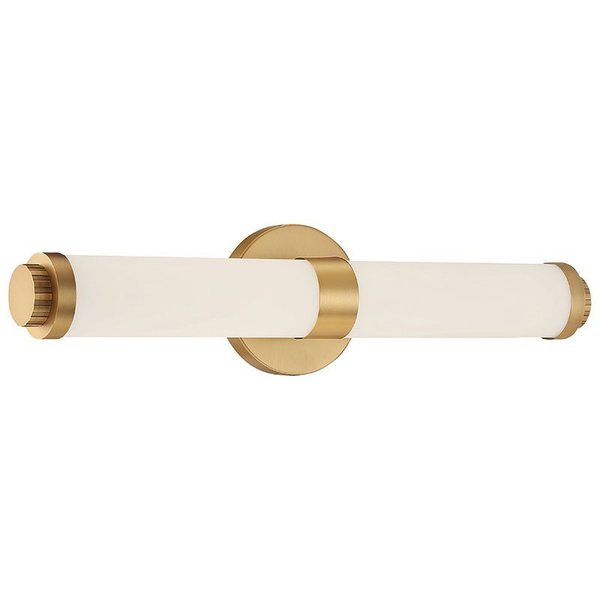 Access Lighting Aqua, LED Vanity, Brushed Gold Finish, Opal Glass 62530LEDD-BG/OPL